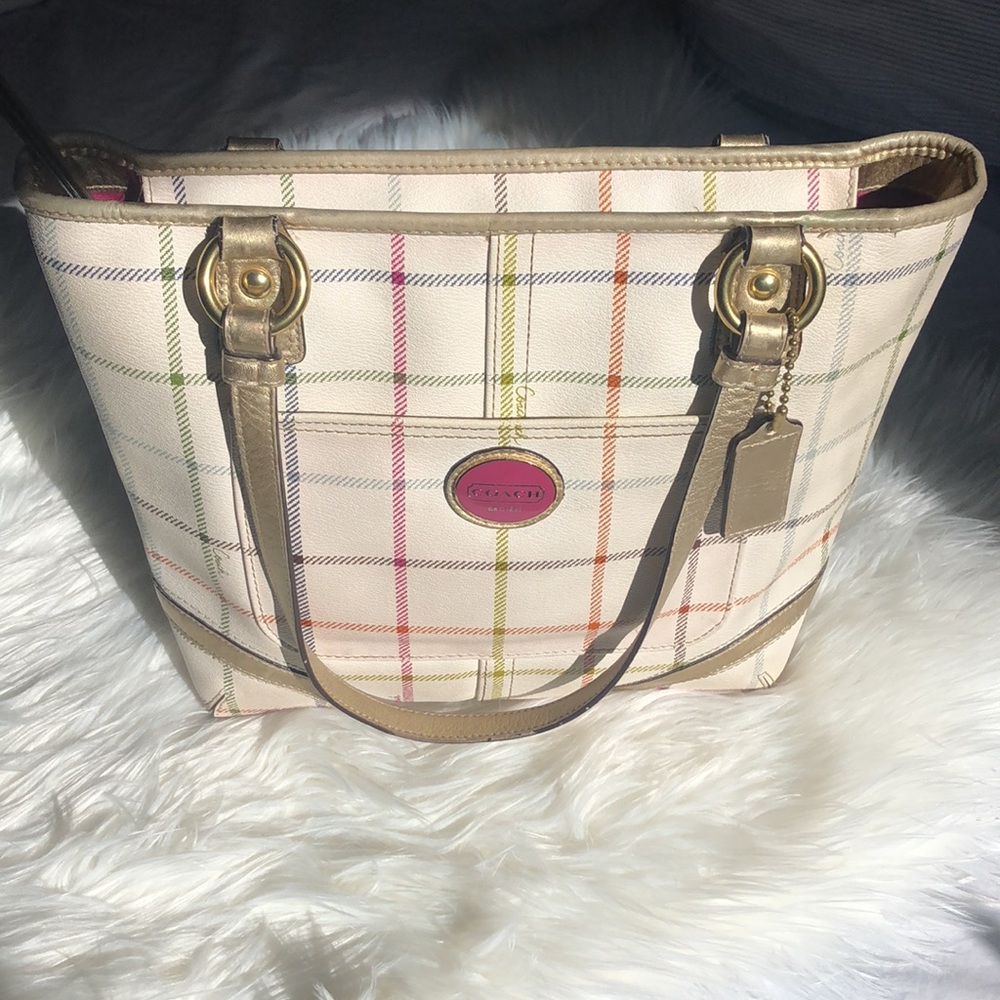 Coach Peyton Tattersail Purse # K1173-F19174
